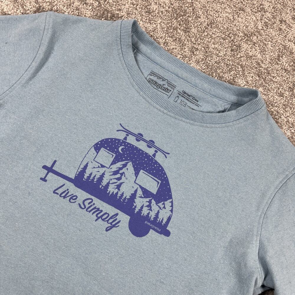 Patagonia Sweatshirt Womens Extra Small Uprisal Crew Live Simply Trailer Thick